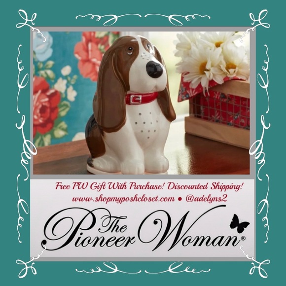 🌺🎁 New Pioneer Woman Charlie Basset Hound Dog Wax - Picture 4 of 5